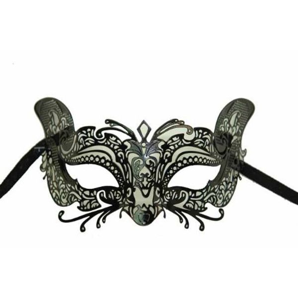 Venetian Grand Foxy Inspired Design Laser Cut Masquerade Mask Finely Decorated and Intricately Detailed