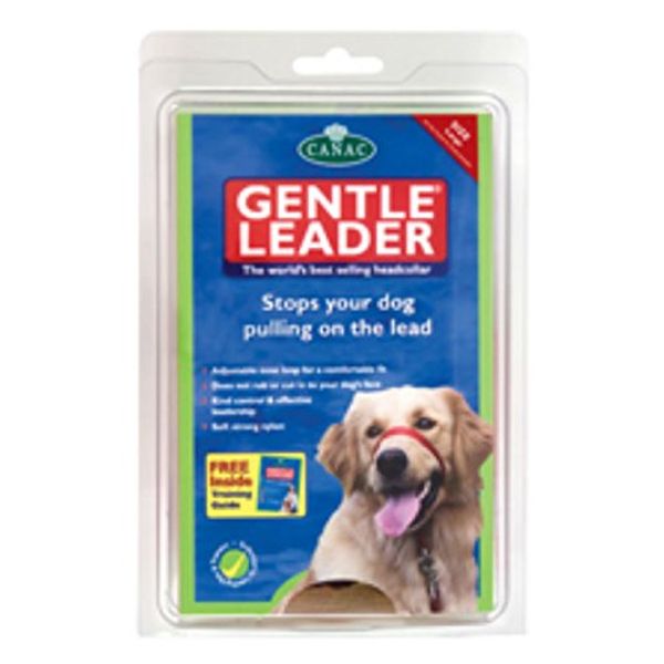 Canac Gentle Leader Dog Head Collar Black Medium