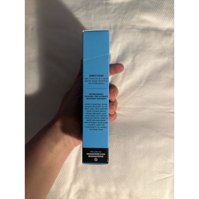 Prime Blue Raspberry Hydration Sticks 6 Count