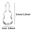 WDYJMALL Violin Cookie Cutter