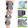 Hinged Knee Brace ROM Post Op Knee Immobilizer Adjustable Knee Immobilizer Suppo