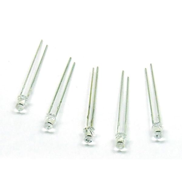 PQMEGA 5 pcs. x LED 5.5V-20V 5mm 6500mcd Blue #A5291