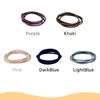 100 Pcs Elastic Hair Ties, Hair Accessories, Elastic Hair Bands Ponytail Holders, Hair Bobbles Hair Bands for Girls, Women, Kids (Dark Blue)