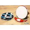 Round Hand Mirror (Checkered Red)