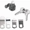 Prime-Line S 4140C Mailbox Replacement Lock Assortment With 5 Cams & 2 Keys,
