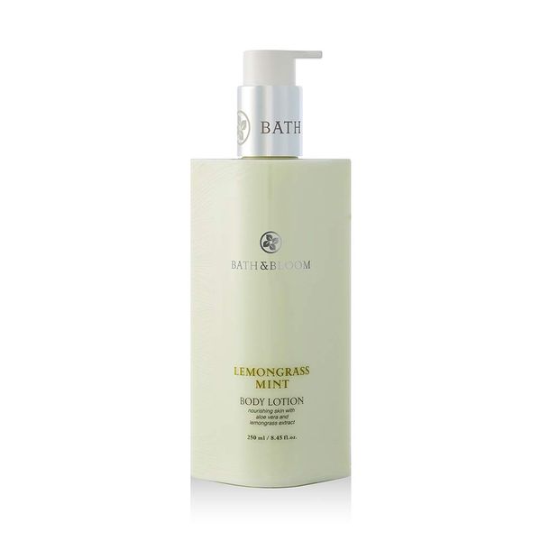 Bath & Bloom BATH&BLOOM Lemongrass Mint Body Lotion, Cream, 8.5 fl oz (250 ml)