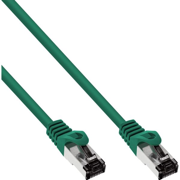 InLine® Patch Cable S/FTP (PiMf) Cat.8.1 2000 MHz Halogen-Free Copper Green 1.5 m