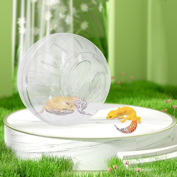 Neeenn Reptile Running Ball Toy, Small Animals Cage Accessory, Tank Accessory, Suitable for Hermit Crab Hamster Rat Lizard Turtle