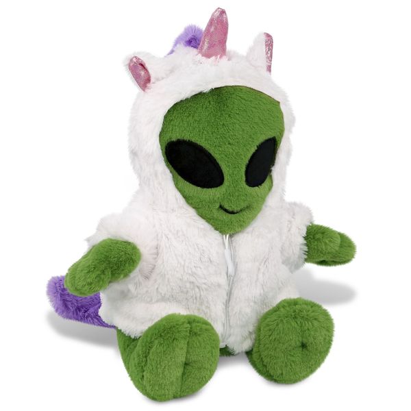PLUSH UNICORN - SUPER-SOFT PLUSH - ALIEN 11"
