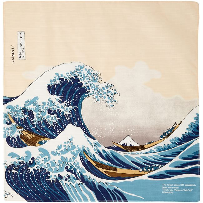 Japanese Goods Cotton Shinpei Great by Katsushika Hokusai 50 X 50 cm No102