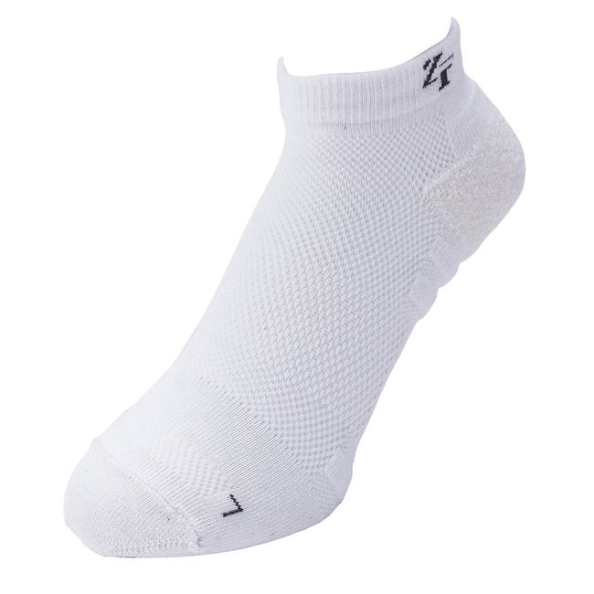 Ion Sports 2017 Spring/Summer Zero Fit Nano Hybrid Short Socks, White, Small