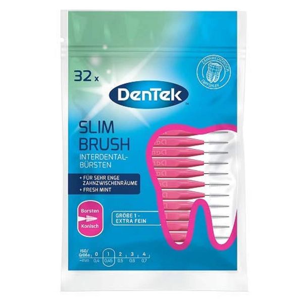 Dentek Slim Extra Fine Brush, 32 Pieces