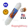 4 X T40 Omnipure Post Coconut Inline Carbon Filter 10X2" RO+8 Male Fitting