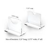 Better Display Cases Clear Acrylic Horizontal Table Top Baseball Bat Display Holder (A056-LS-TT) Horizontal (Table Top)