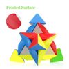 Roxenda Pyramid Speed Cube, 3x3x3 Qiming Pyramid Speed Cube Triangle Cube Puzzle Magic Cube (Stickerless)