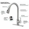 Commercial Stainless Steel Kitchen Sink Faucet Pull Down Sprayer Spring Mixer US