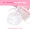 LittleForBig Bigshield Generation-II Adult Sized Printed Pacifier Trans Pride Pattern Pink