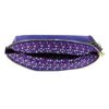 Vera Bradley Preppy Poly Medium Cosmetic Make Up Bag in Violet