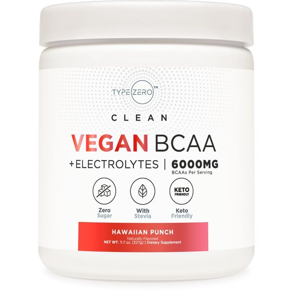 Type Zero Ultra Clean Vegan BCAA Powder + Electrolytes (Tropical Punch | 6G)