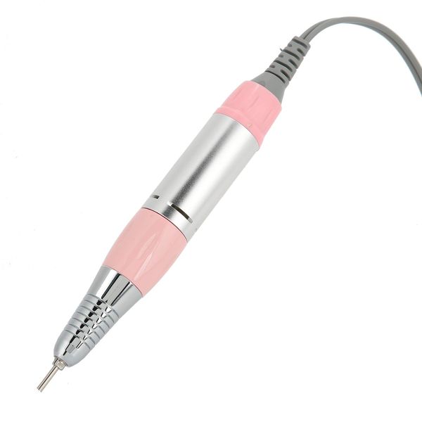 Nail Drill Pen, Nail Drill Handle Handpiece, Nail Drill Handpiece, Handpiece for Nail Drill Machine, Handpiece Replacement Nail Drill Machine Part Metal Grinding Polishing Pen Nail Art Accessory