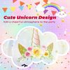 Unicorn Birthday Disposable Tableware Set Party Decorations For 24 Guests