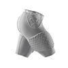 McDavid Hex Dual-Density Shorts with Contoured Wrap-Around Thigh, Gray, Medium
