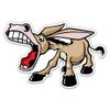 Braying Donkey - 12" Vinyl Sticker Waterproof Decal