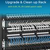 Rapink Patch Cables Cat6/ Cat6a 0.5ft (24 Pack) Slim, Cat6a Ethernet Patch Cable 10G Support, Snagless Cat 6 Patch Cable for Patch Panel to Switch, Flexiable Cat6 Ethernet Cable Yellow