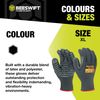 GLOVEZILLA ANTI-VIBRATION GLOVE BLACK XL