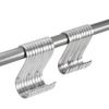MONFISH S Shaped Hooks Stainless Steel Hanging Hook 20 Pack for Kitchen Bathroom