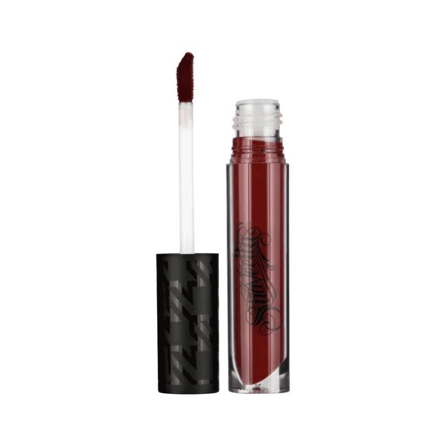 Suavecita Lipgrip Matte Liquid Lipstick Fortitude Burgundy Dark Red With Cool Undertones Lip Color Long Lasting Lip Makeup