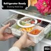 10 in 1 Large Snackle Box Container, Divided Serving Tray, Dishwasher Safe Tr...