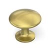 LONTAN 20 Pack Gold Drawer Knobs Round Cabinet Knobs Brushed Brass Door Knobs Cupboard Knobs Kitchen Cabinet Hardware Gold knobs for Dresser Drawers