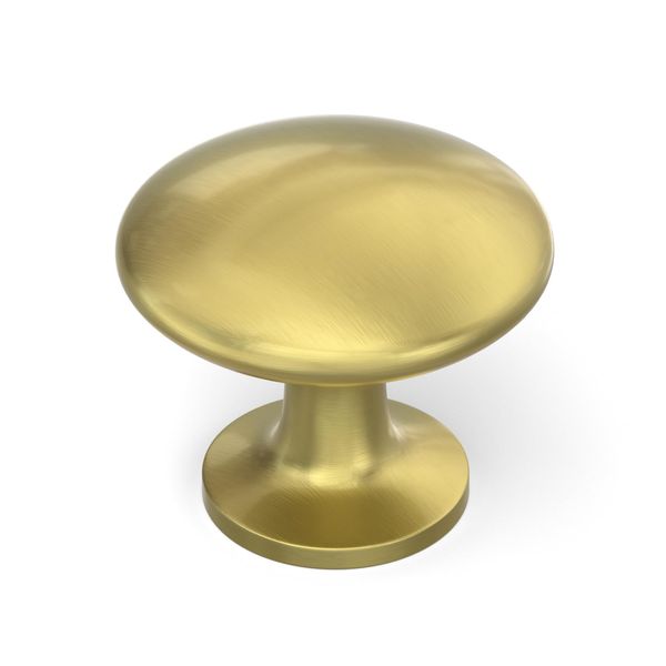 LONTAN 20 Pack Gold Drawer Knobs Round Cabinet Knobs Brushed Brass Door Knobs Cupboard Knobs Kitchen Cabinet Hardware Gold knobs for Dresser Drawers