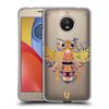 Head Case Designs Bee Bugs And Floral Soft Gel Case Compatible With Motorola Moto E4 Plus