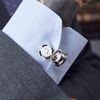 BUTTON COVER WITH LETTER AND INITIAL