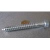 Zinc Hex Head Lag Screw 15/16 Hex Size 5/8 Thread x 5.00" Length, 5 pcs