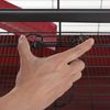 42" Rolling Pet Cage Set for Small Animals with Ramp & Water Feeder