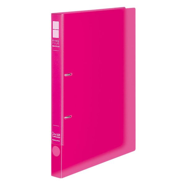 KOKUYO FU-URFC420P Ring Binder, Slim, 2 Rings, A4, Holds 180 Sheets, Pink