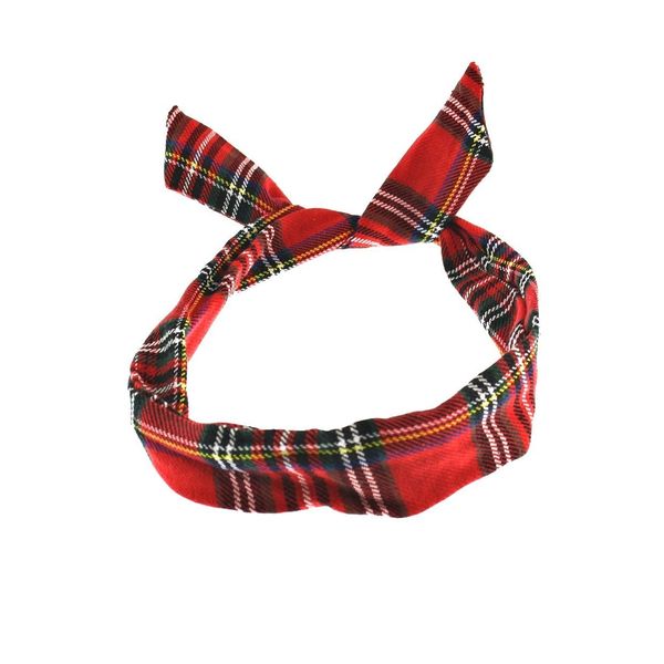 Zac's Alter Ego Tartan Print Wire Headband