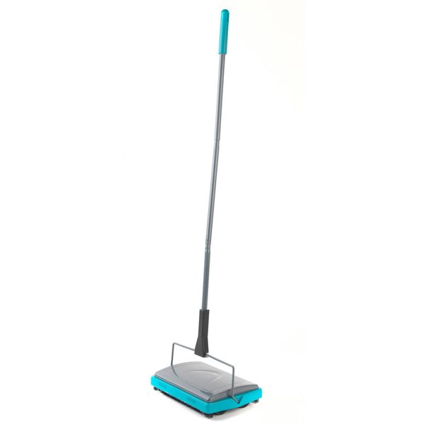 Home Accessories 4 Pack Lightweight Carpet Sweeper with Brush Comb (Colour: Turquoise)