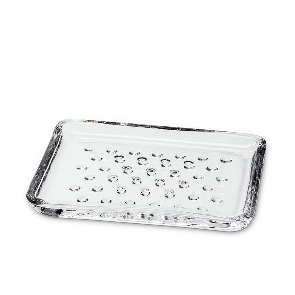 Abbott Collection Simple Rectangle Soap Dish - Glass (5" L)