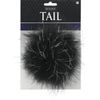 amscan Black Bunny Tail - One Size - 1 Pc