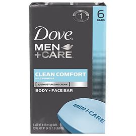 Dove Men+Care Body and Face Bar to Clean and Hydrate Skin Extra Fresh Body  and Facial Cleanser More Moisturizing Than Bar Soap, 3.75 oz, 4 Bars