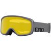 Giro Roam Snow Goggles - Grey Wordmark - Amber/Yellow Lens - Medium Frame