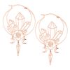 Wildcat Ohrringe Oracle Hoops Roségold onesize