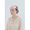 Foo Tokyo Silk Eye Mask, Pearl White, 100% Silk