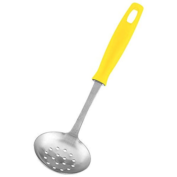 Shimomura Kougyou FVS-208 Full Veggie Smile Slotted Soup Ladle, Dishwasher Safe, Made in Japan (Tsubamesanjo, Niigata)