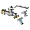 1/2" Garden Patio Bib Ball Valve Lever Type Handle Replacement Brass Tap