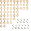 YFFSFDC 100 Pack S Shaped Hooks Mini Hooks Stainless Steel Hanging S Shaped Hooks Rustproof Durable 1.4cm Silver
